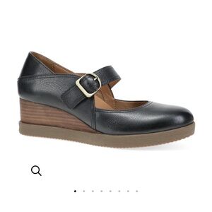 Dansko Black Sandy Wedge